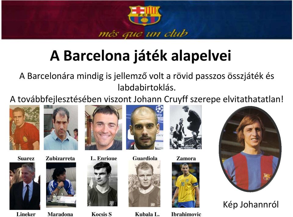 A továbbfejlesztésében viszont Johann Cruyff szerepe elvitathatatlan!