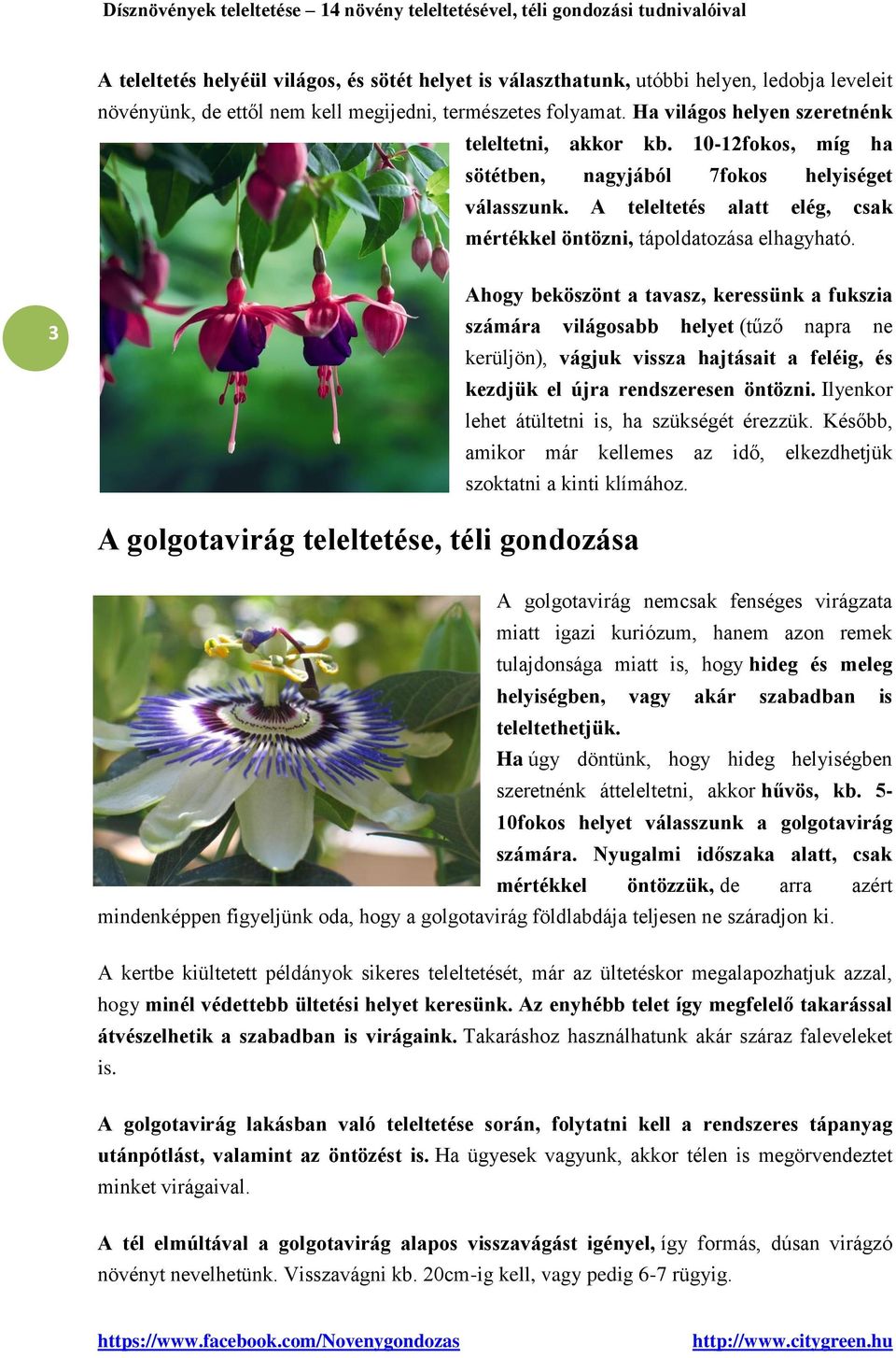 Dísznövények teleltetése - PDF Ingyenes letöltés