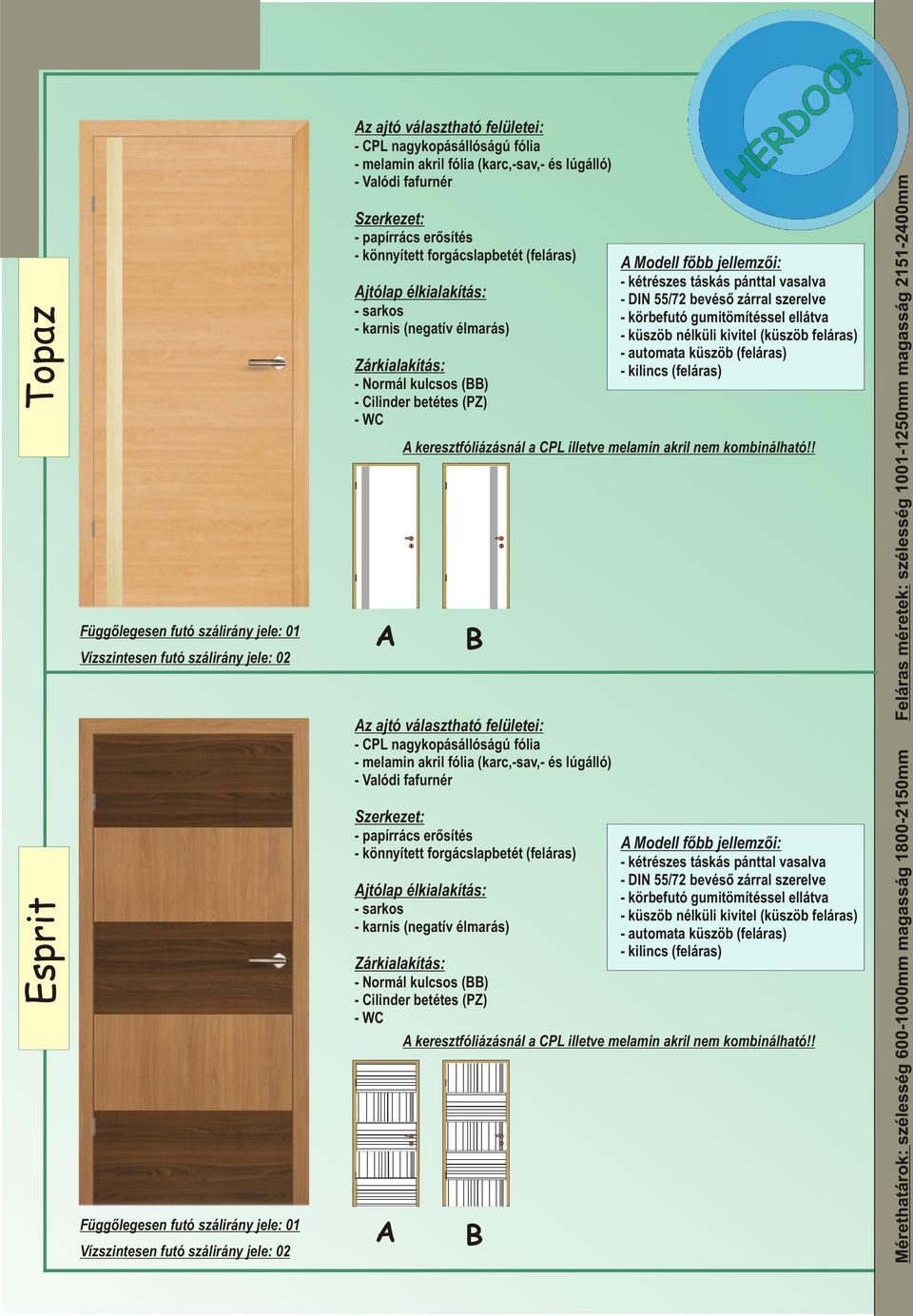 HERDOOR BELTÉRI AJTÓ KATALÓGUS - PDF Free Download