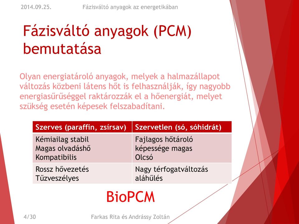 Fázisváltó anyagok az energetikában - PDF Free Download