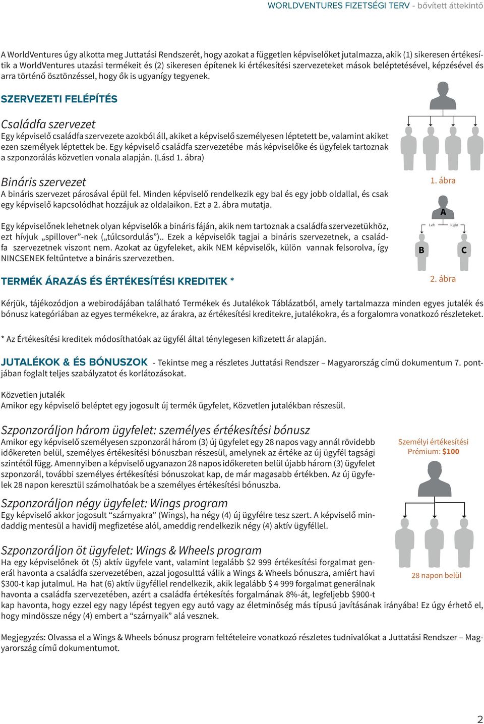 SZERVEZETI FELÉPÍTÉS Családfa szervezet Egy képviselő családfa szervezete azokból áll, akiket a képviselő személyesen léptetett be, valamint akiket ezen személyek léptettek be.