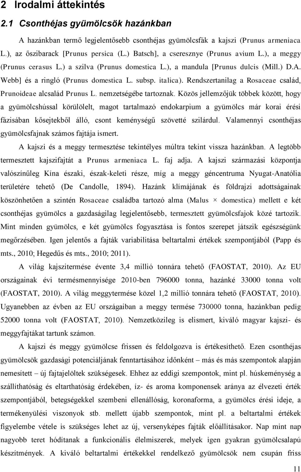 Rendszertanilag a Rosaceae család, Prunoideae alcsalád Prunus L. nemzetségébe tartoznak.