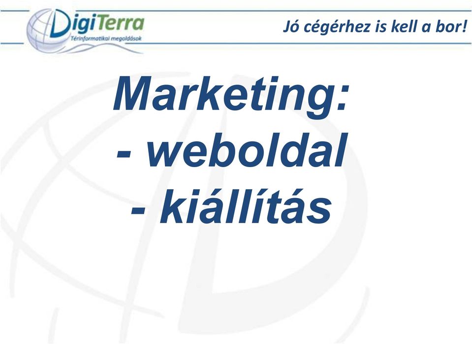 Marketing: -