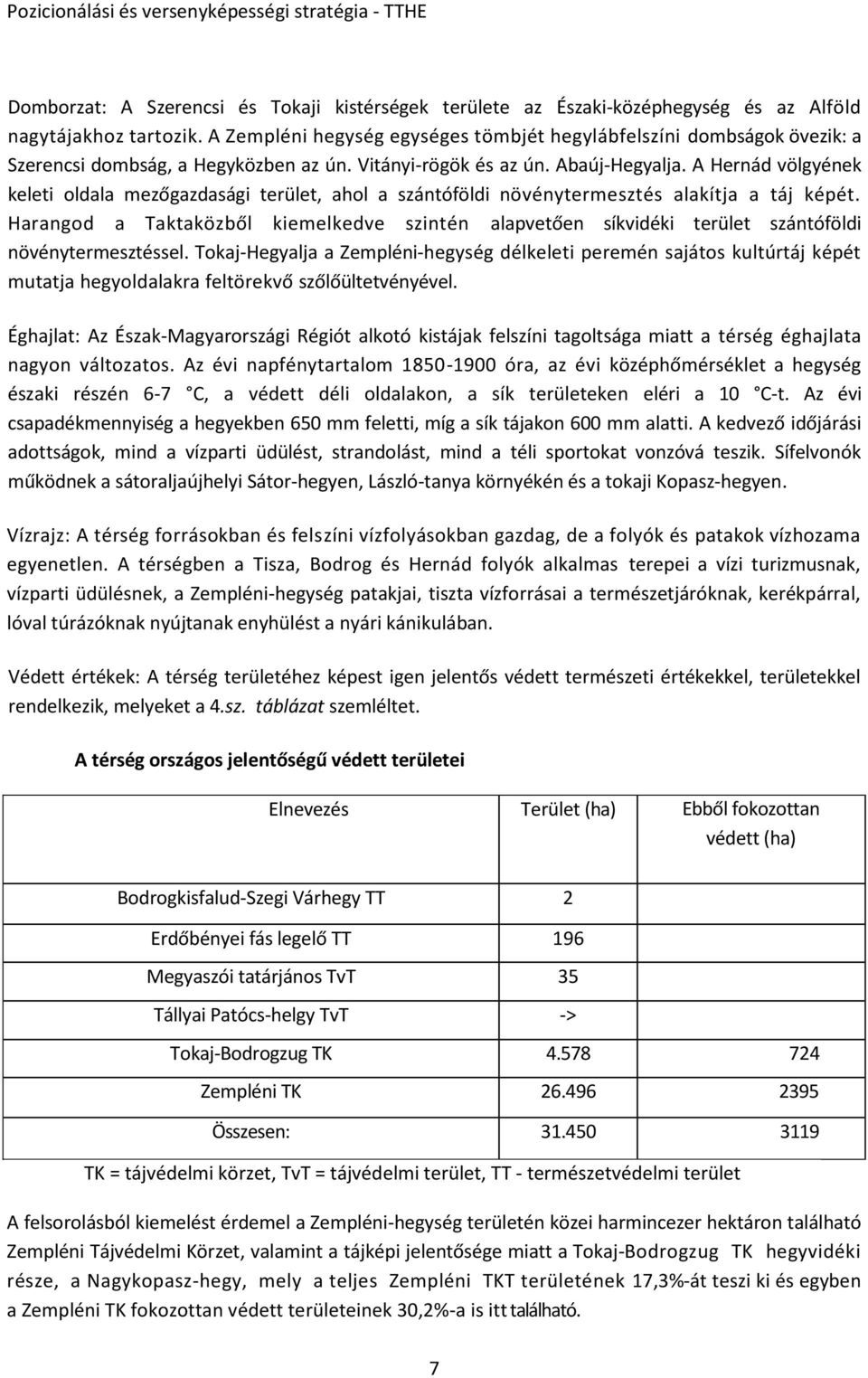 A Hernád völgyének keleti oldala mezőgazdasági terület, ahol a szántóföldi növénytermesztés alakítja a táj képét.