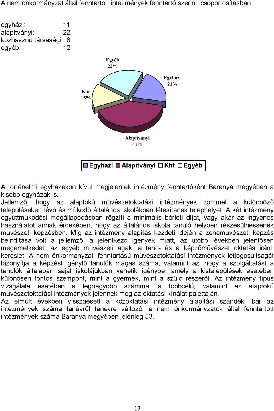 Jellemző, hogy az alapfokú művészetoktatási intézmények zömmel a különböző településeken lévő és működő általános iskolákban létesítenek telephelyet.