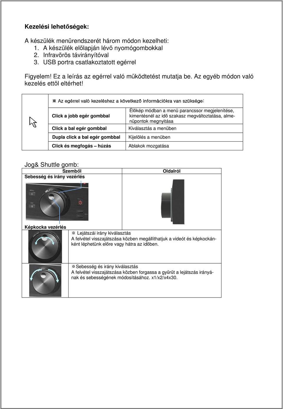 Felhasználói szintű kezelési leírás Rifatron HD1 sorozatú digitális video  rögzítőkhöz - PDF Ingyenes letöltés
