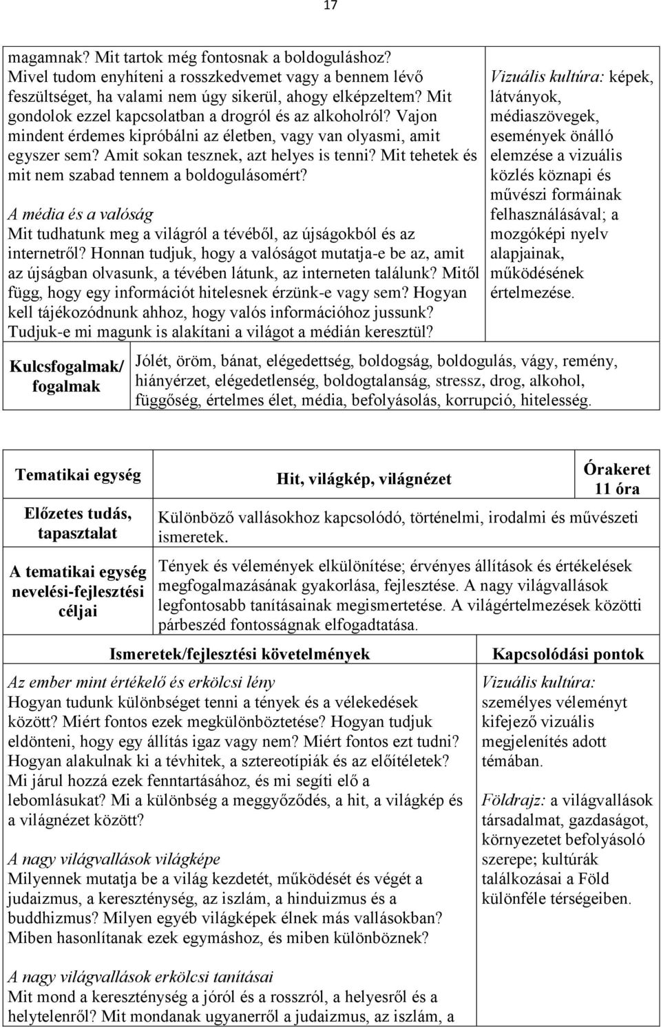 Mit tehetek és mit nem szabad tennem a boldogulásomért? A média és a valóság Mit tudhatunk meg a világról a tévéből, az újságokból és az internetről?