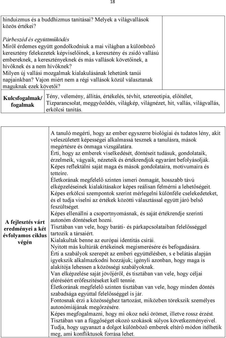 vallások követőinek, a hívőknek és a nem hívőknek? Milyen új vallási mozgalmak kialakulásának lehetünk tanúi napjainkban? Vajon miért nem a régi vallások közül választanak maguknak ezek követői?