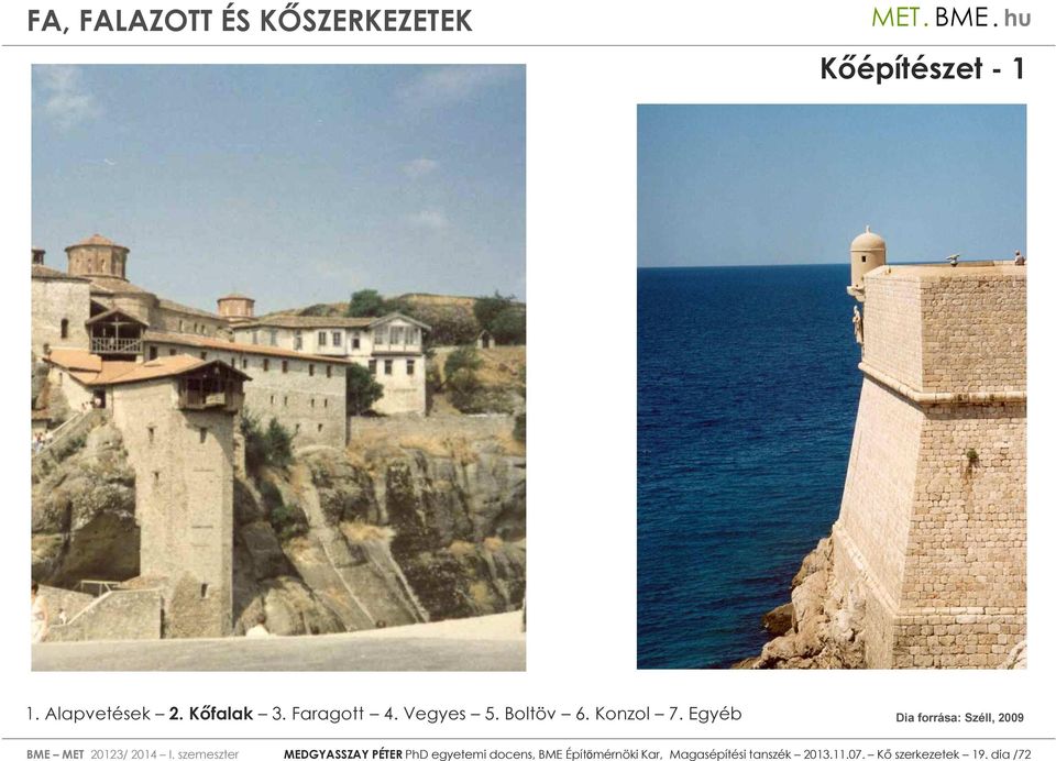 docens, BME Építőmérnöki Kar, Magasépítési