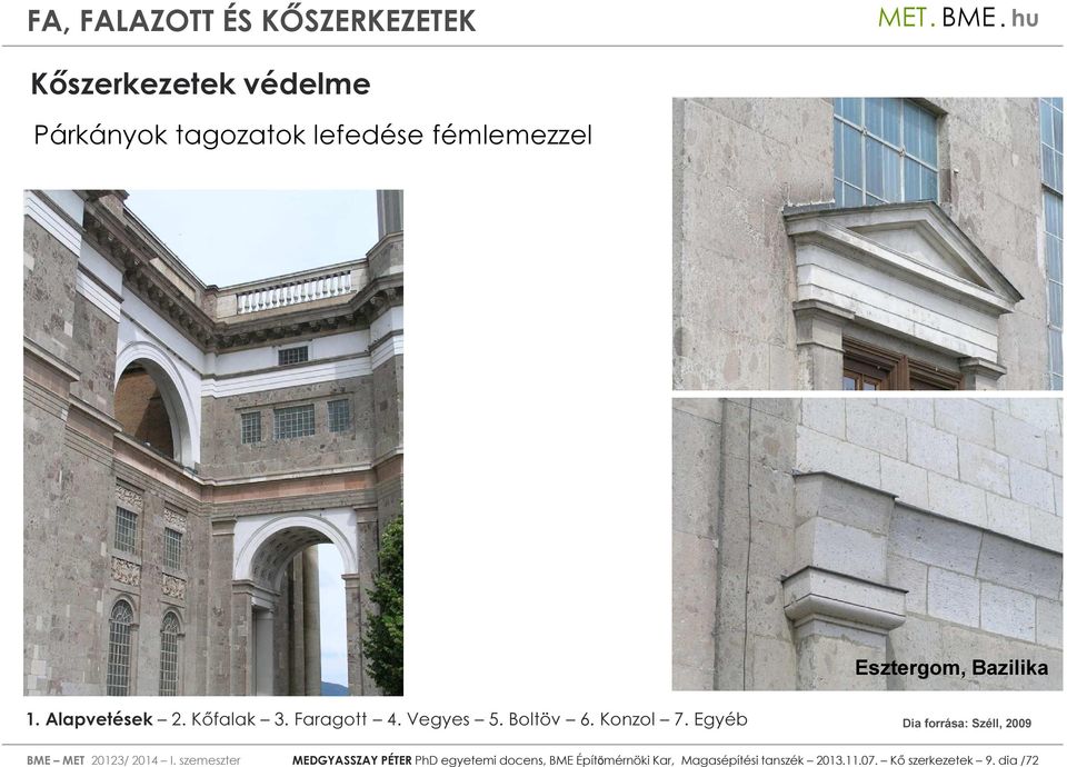 szemeszter MEDGYASSZAY PÉTER PhD egyetemi docens, BME