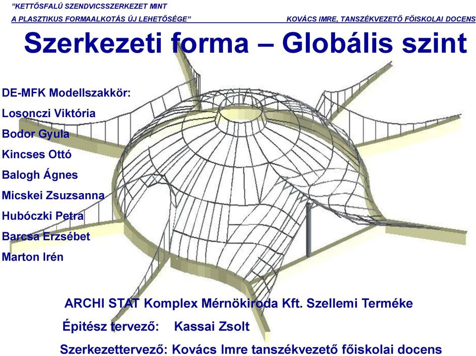 Erzsébet Marton Irén ARCHI STAT Komplex Mérnökiroda Kft.