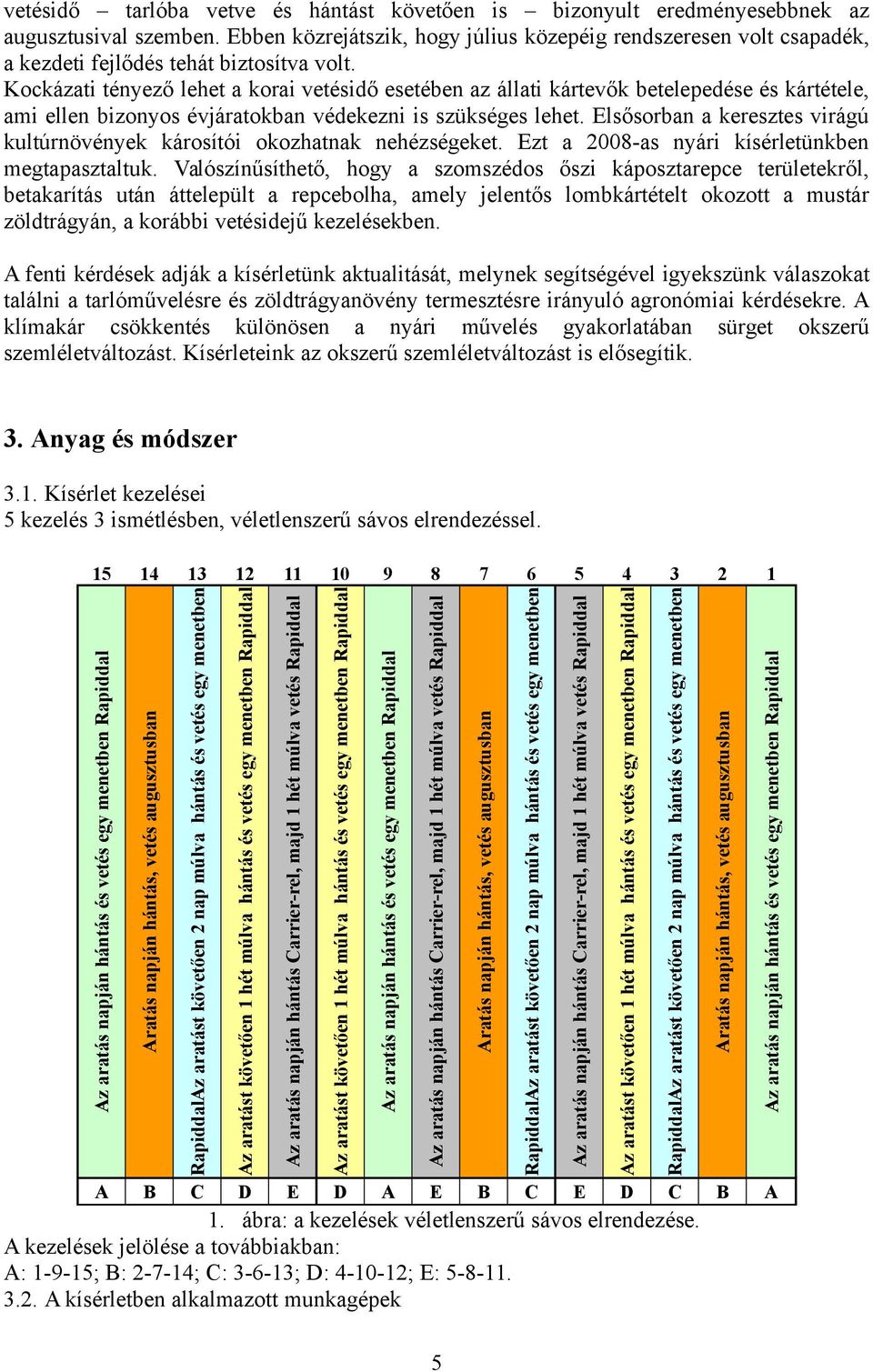 Kockázati tényező lehet a korai vetésidő esetében az állati kártevők betelepedése és kártétele, ami ellen bizonyos évjáratokban védekezni is szükséges lehet.