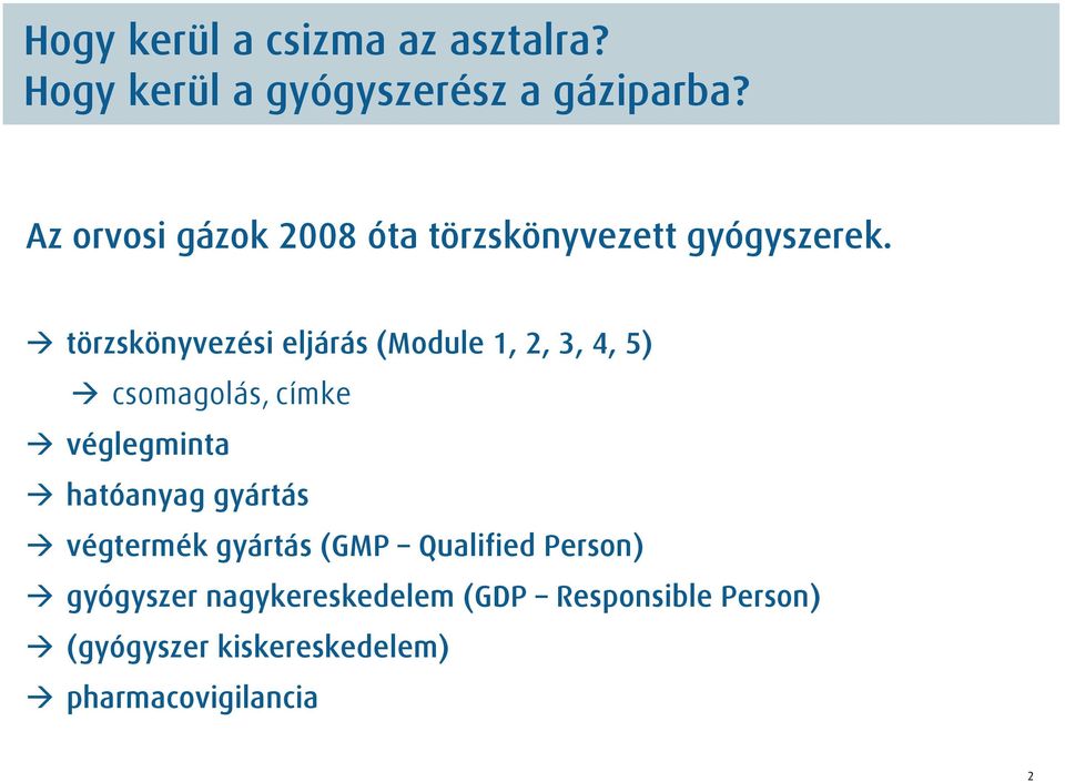 törzskönyvezési eljárás (Module 1, 2, 3, 4, 5) csomagolás, címke véglegminta hatóanyag