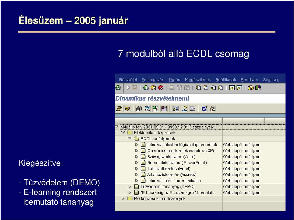 E learning kresz demo