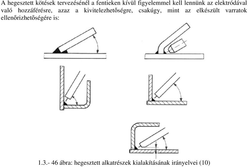 kivitelezhet ségre, csakúgy, mint az elkészült varratok ellen