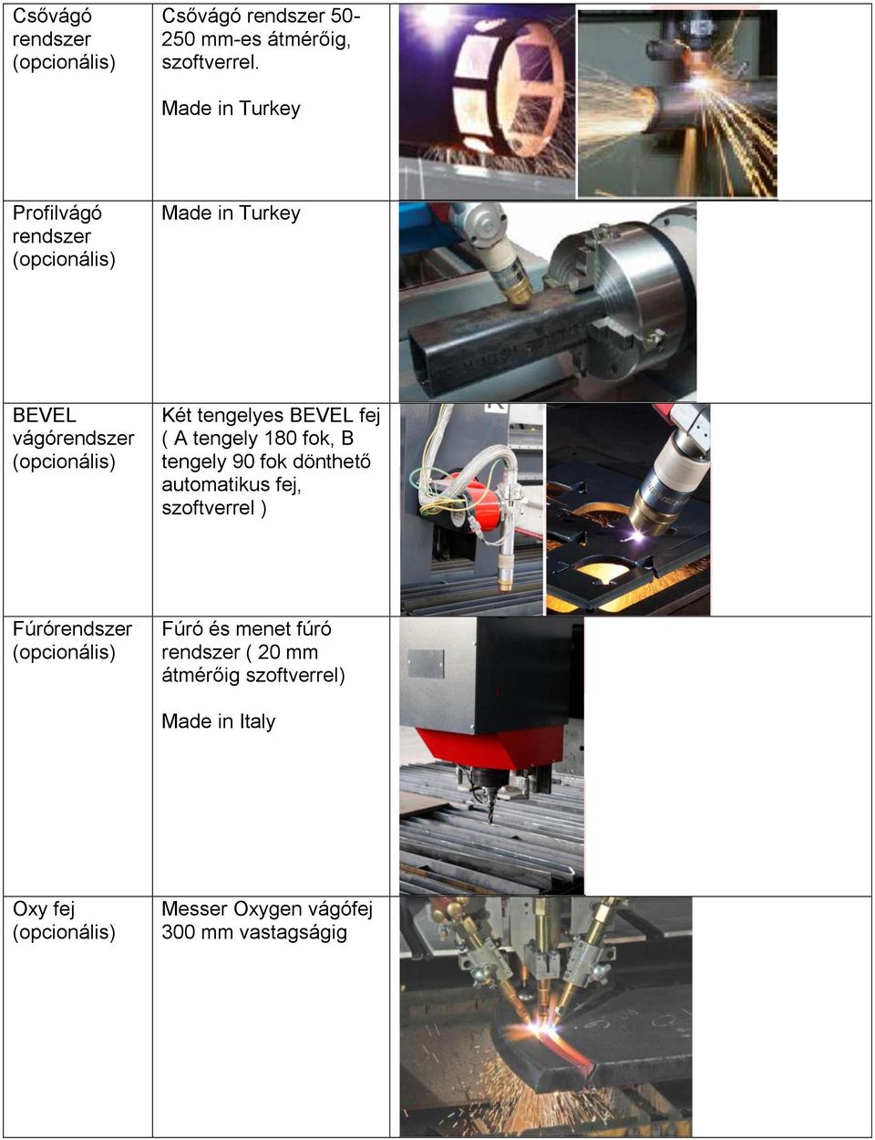 BEVEL fej ( A tengely 180 fok, B tengely 90 fok dönthető automatikus fej, szoftverrel ) Fúrórendszer