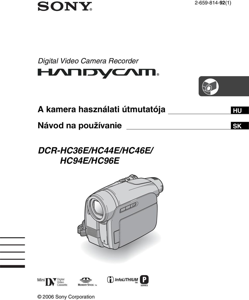 útmutatója Návod na používanie SK