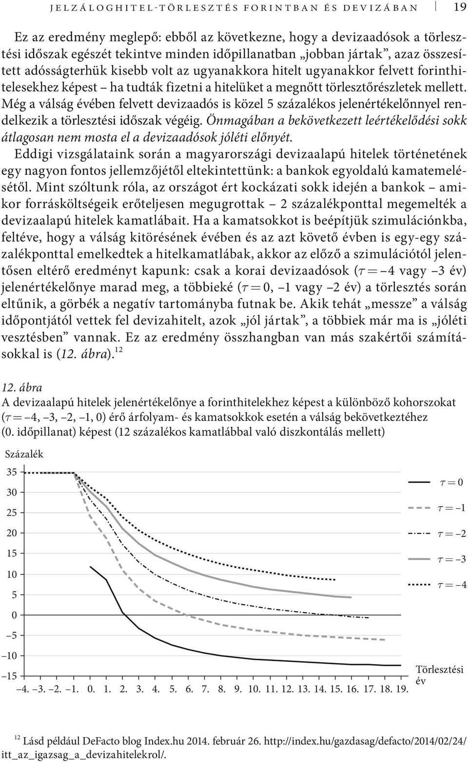 Még a válság évében felve devizaadós is közel 5 százalékos jelenérékelőnnyel rendelkezik a örleszési időszak végéig.