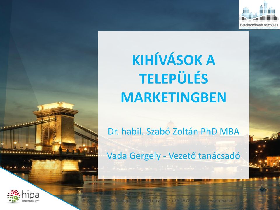 Szabó Zoltán PhD MBA