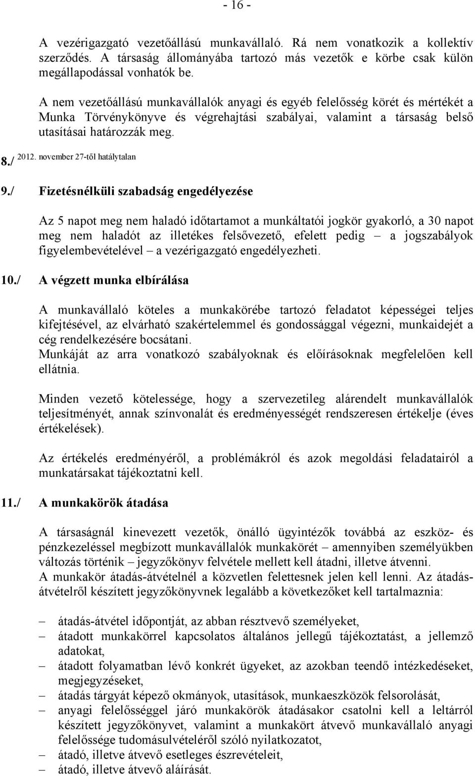 november 27-től hatálytalan 9.
