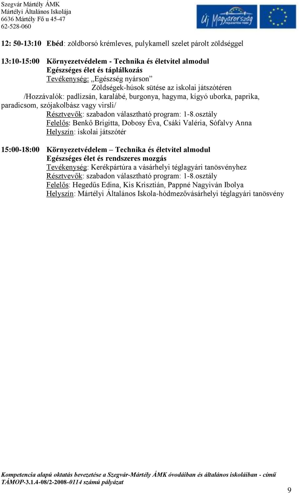 program: 1-8.