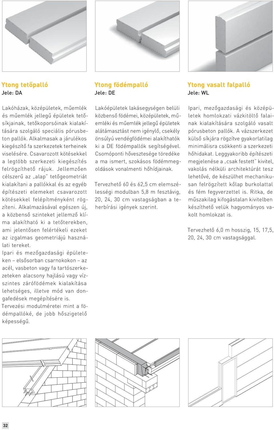 Ytong tervezési alapadatok - PDF Ingyenes letöltés