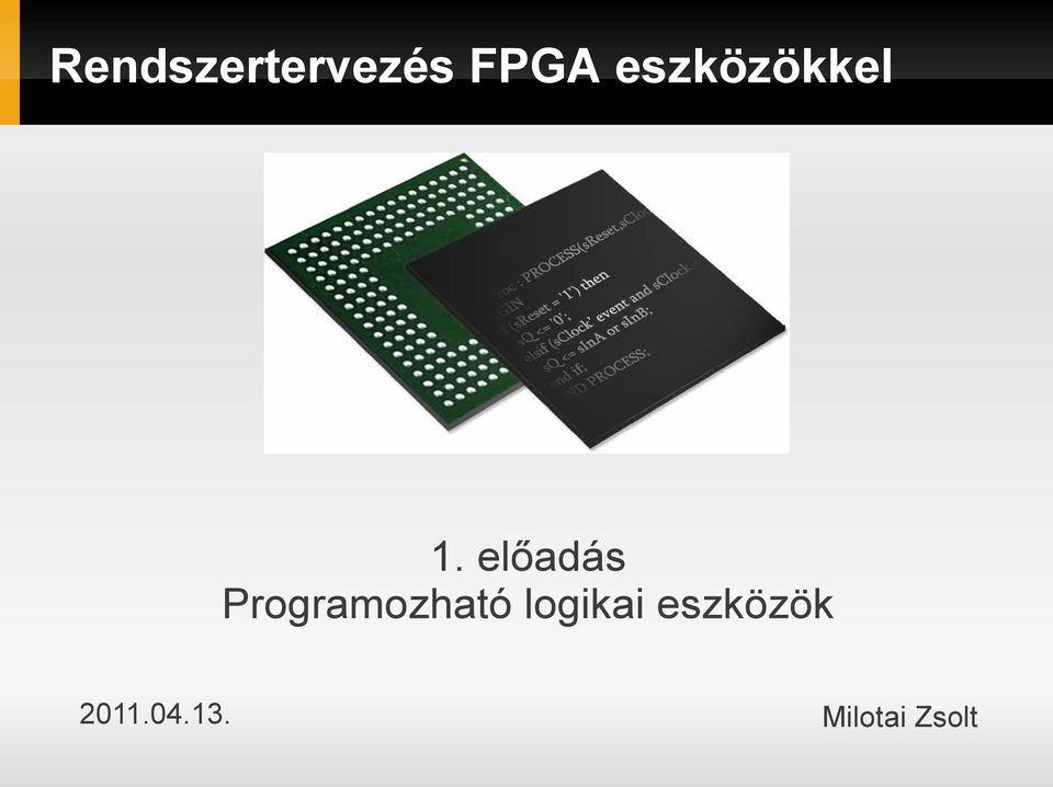 előadás Programozható