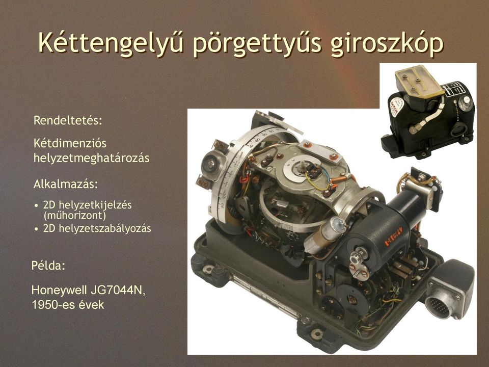 2D helyzetkijelzés (műhorizont) 2D