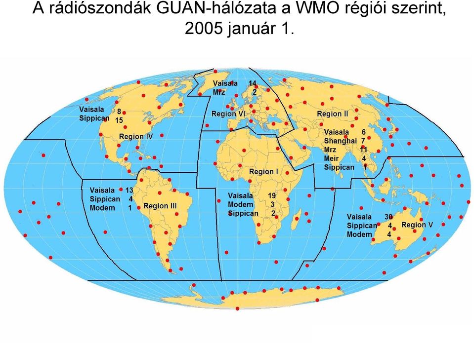 WMO régiói