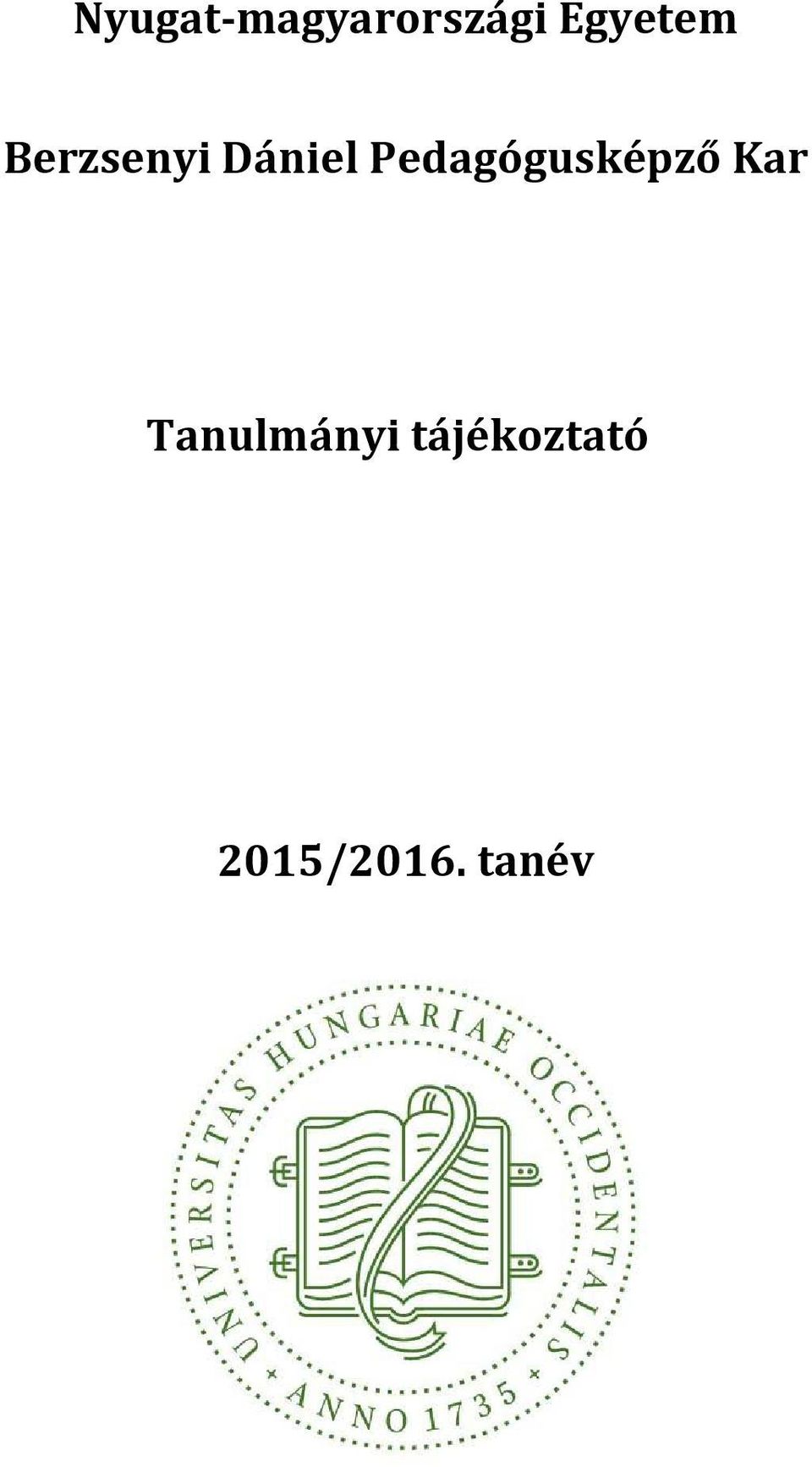 Pedagógusképző Kar