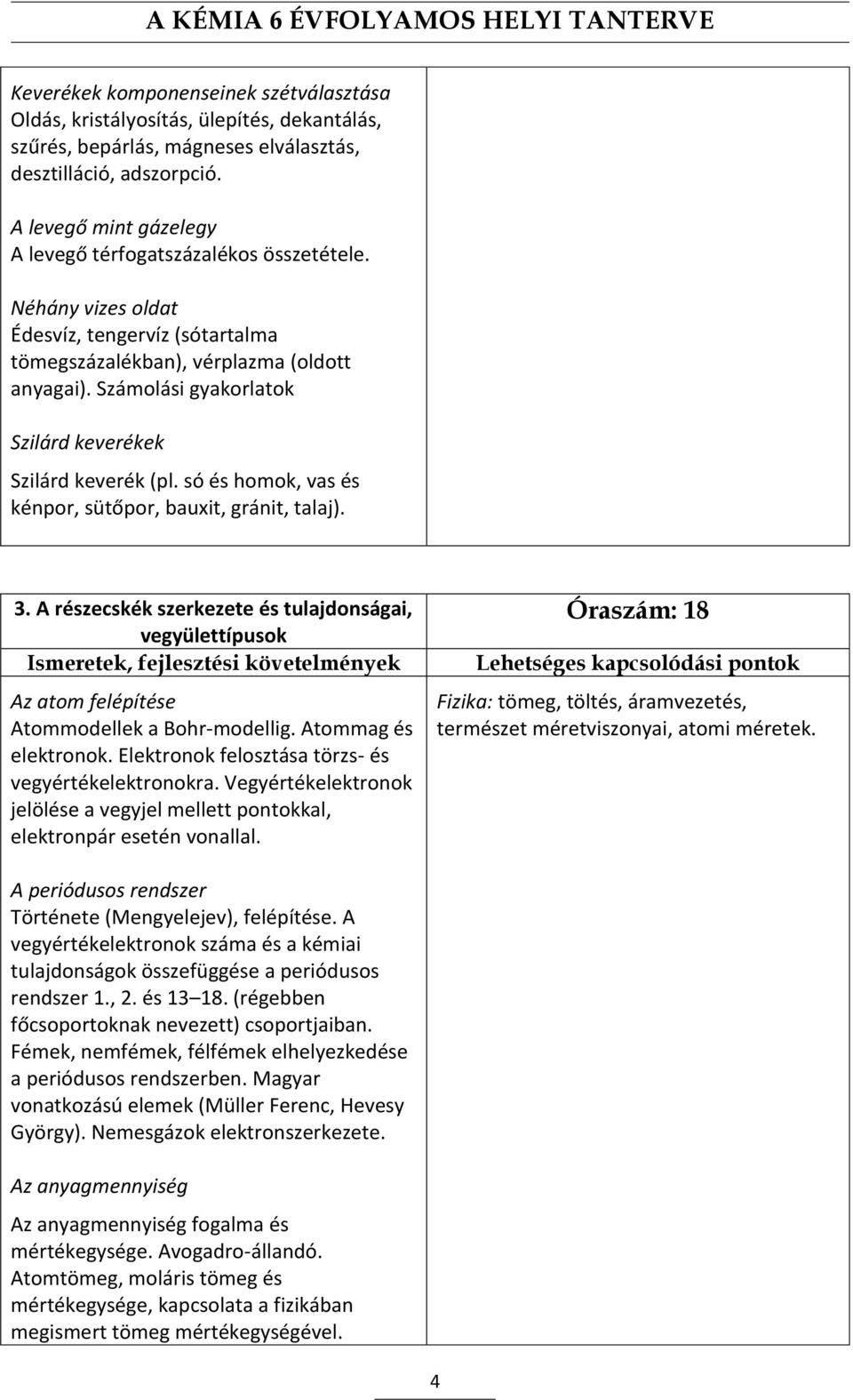 Számolási gyakorlatok Szilárd keverékek Szilárd keverék (pl. só és homok, vas és kénpor, sütőpor, bauxit, gránit, talaj). 3.