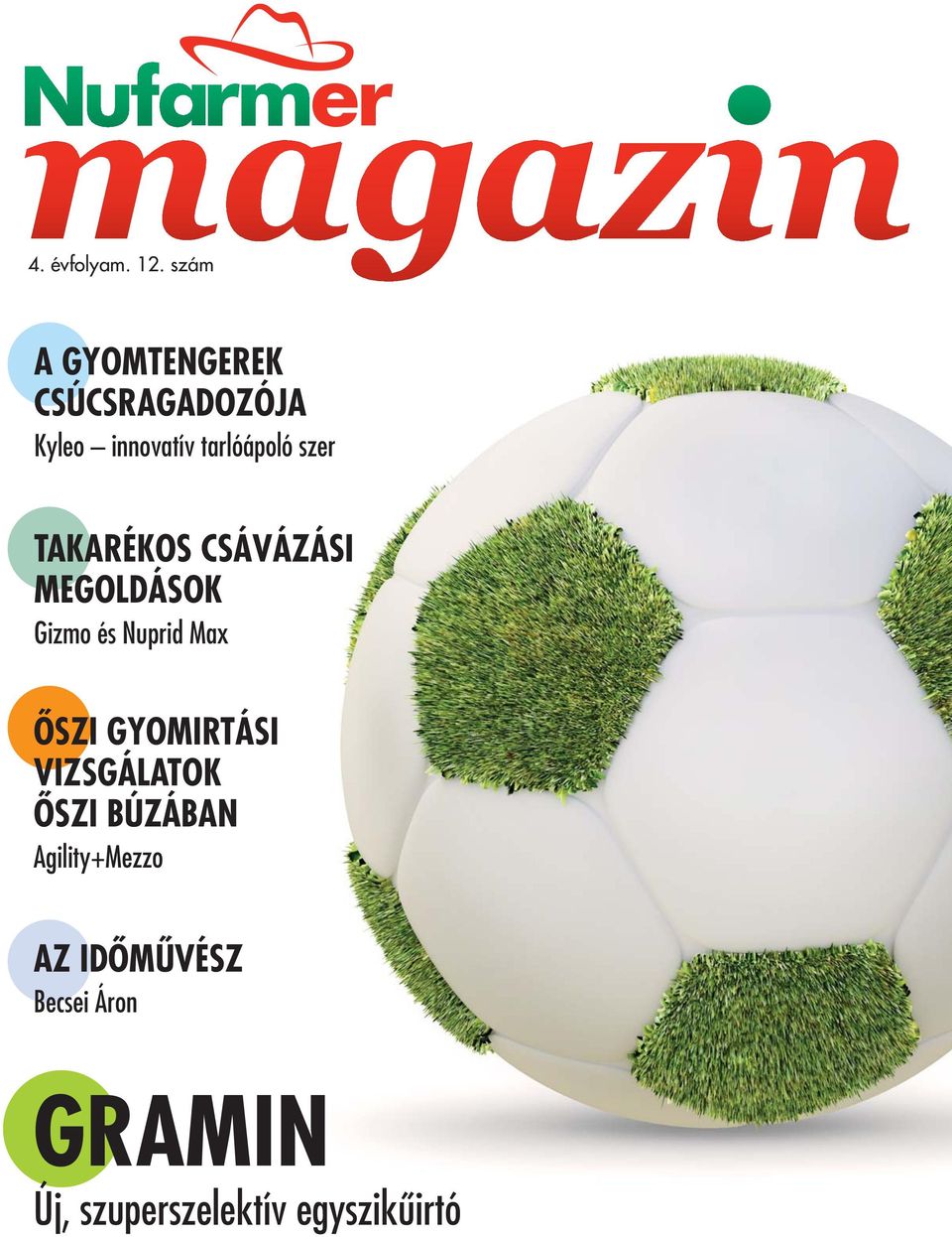 CSÁVÁZÁSI MEGOLDÁSOK Gizmo és Nuprid Max ÔSZI GYOMIRTÁSI VIZSGÁLATOK