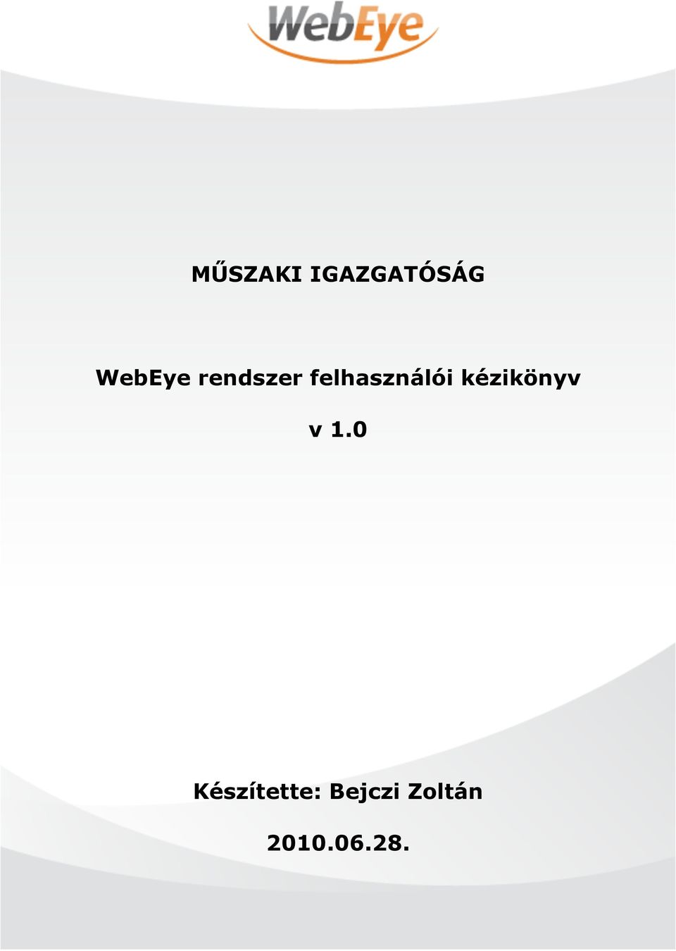 felhasználói kézikönyv v