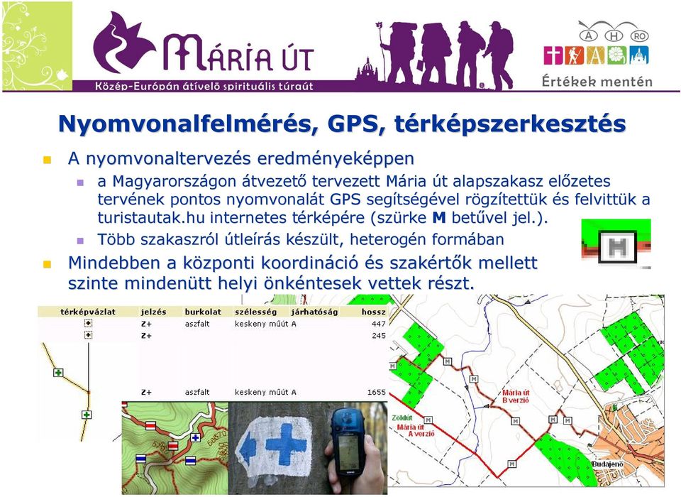k a turistautak.hu internetes térkt rképére re (szürke M betűvel jel.).