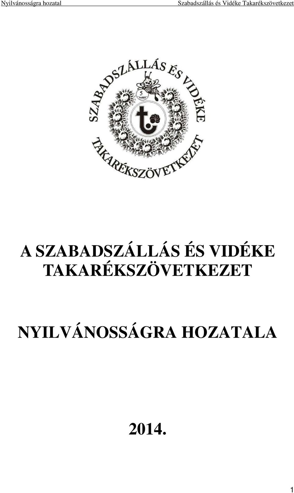 TAKARÉKSZÖVETKEZET