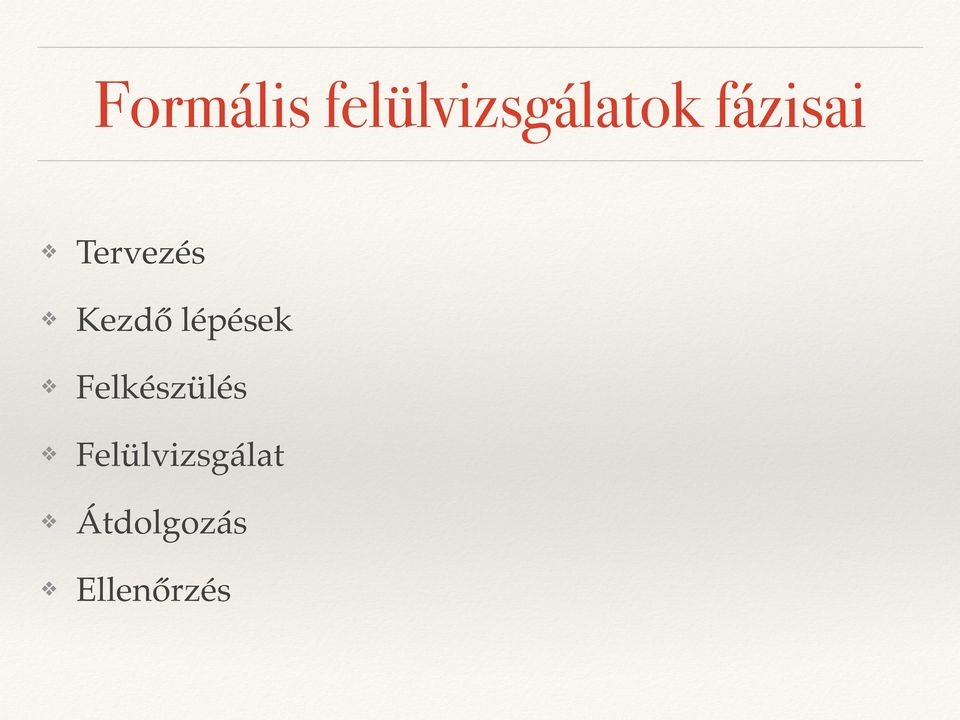 lépések Felkészülés