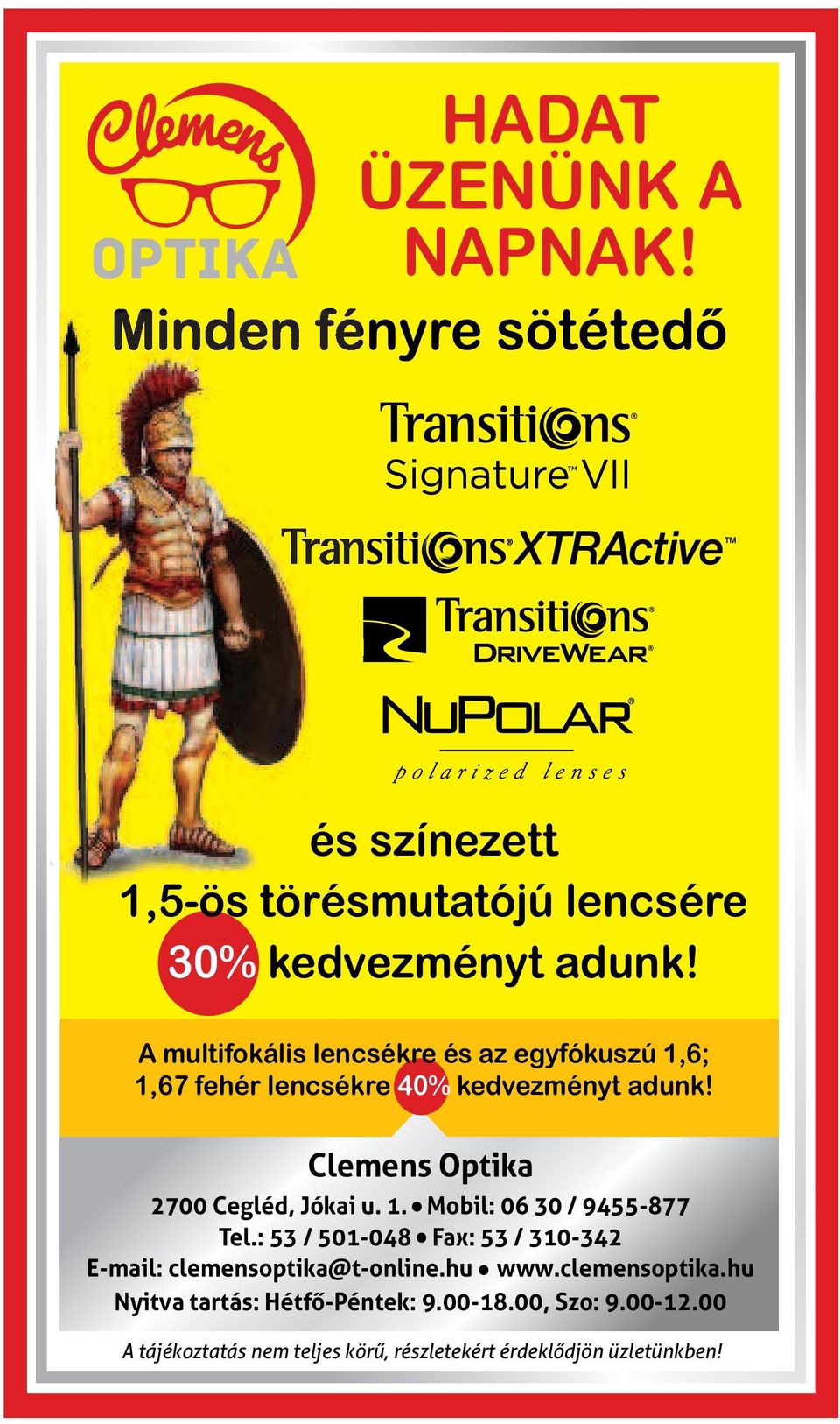 kedvezményt adunk!