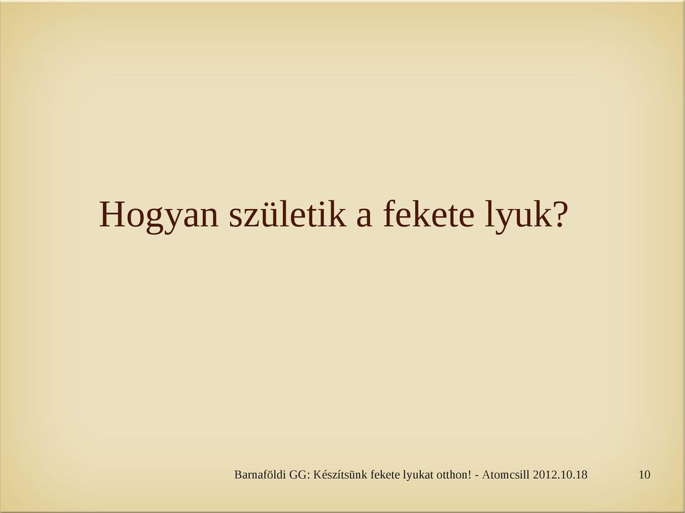 a fekete