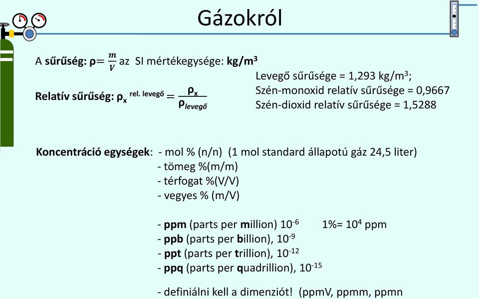 Levegő sűrűsége