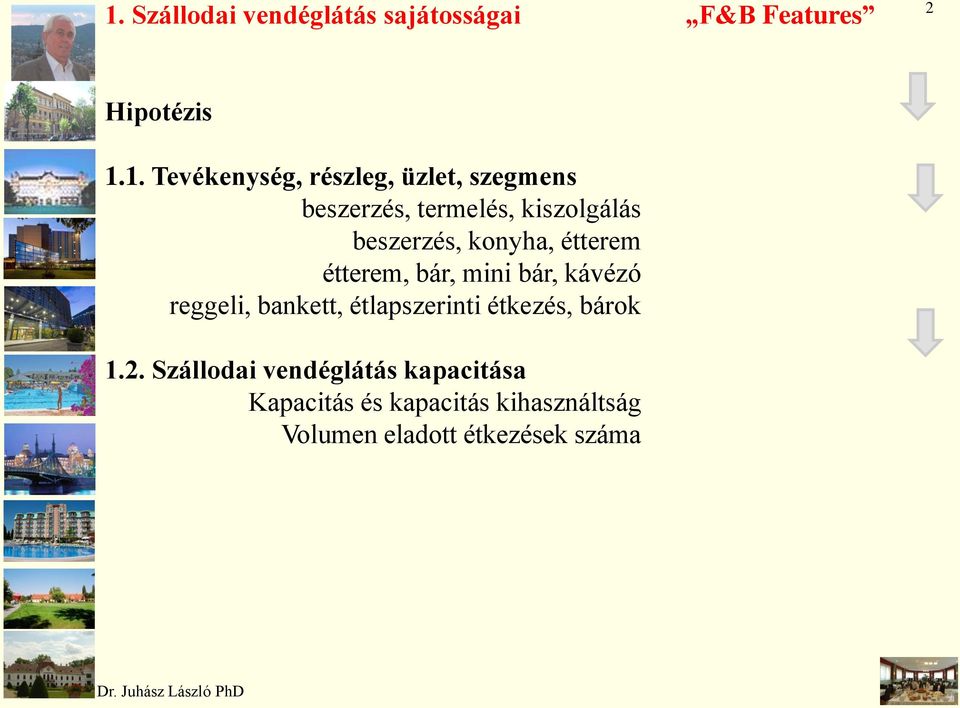 étterem, bár, mini bár, kávézó reggeli, bankett, étlapszerinti étkezés, bárok 1.2.