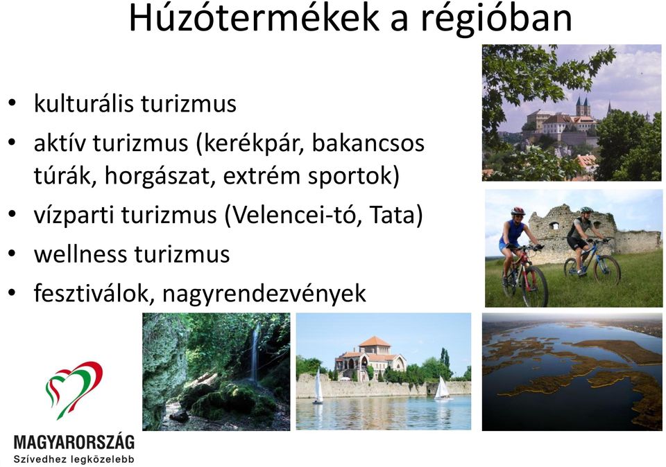 extrém sportok) vízparti turizmus (Velencei-tó,