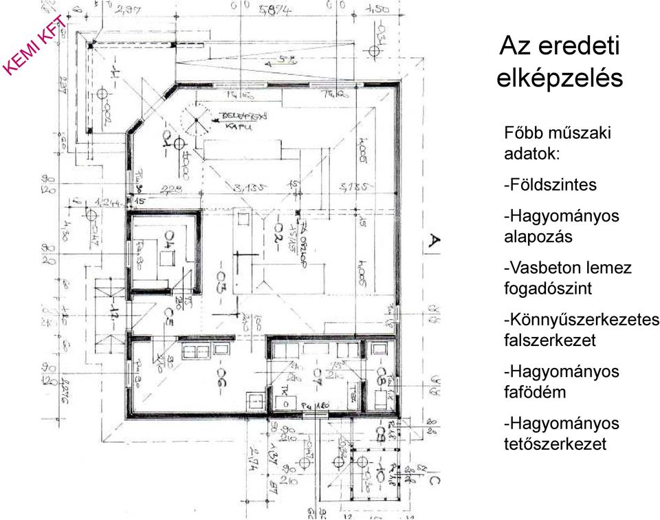 lemez fogadószint -Könnyűszerkezetes