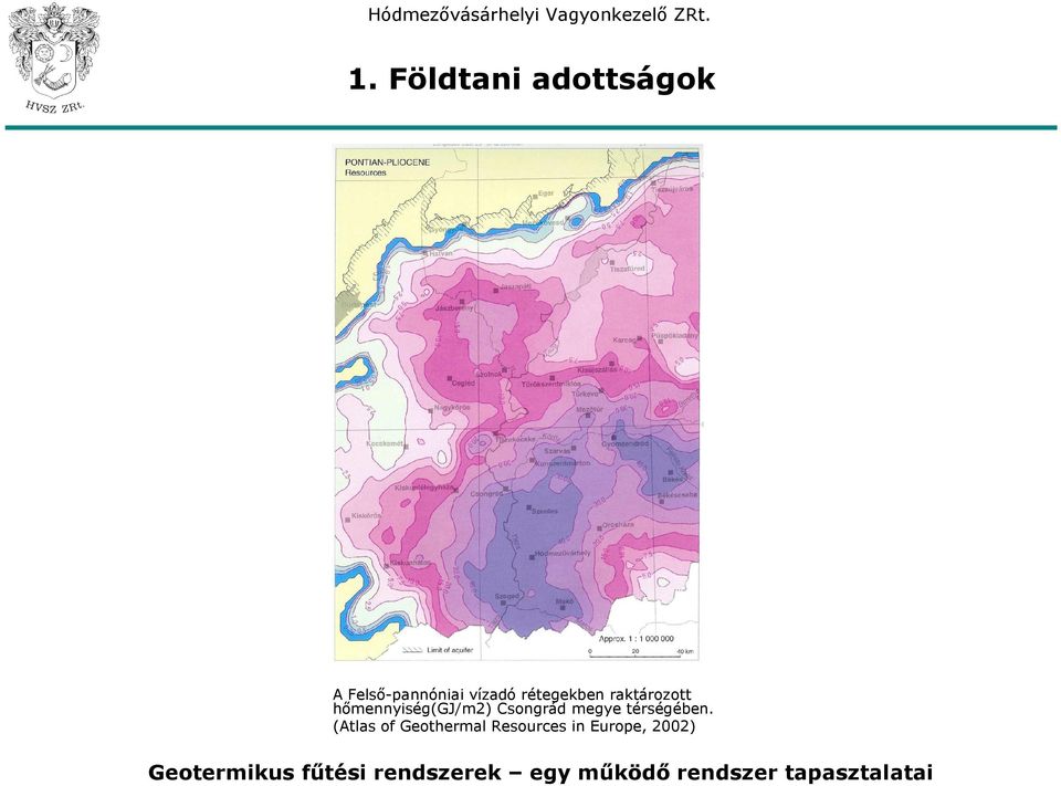 hőmennyiség(gj/m2) Csongrád megye