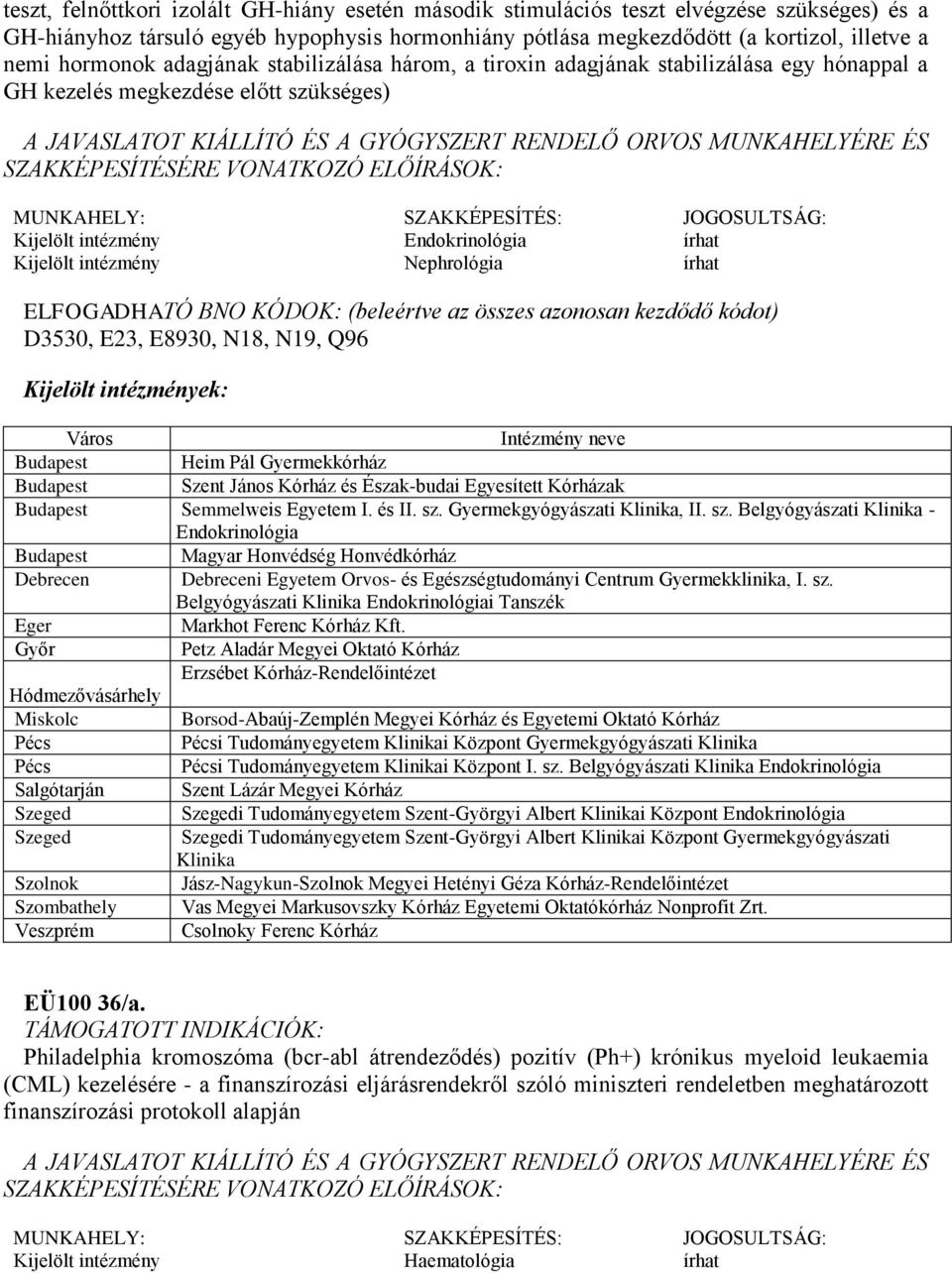 írhat D3530, E23, E8930, N18, N19, Q96 Heim Pál Gyermekkórház Szent János Kórház és Észak-budai Egyesített Kórházak Semmelweis Egyetem I. és II. sz.