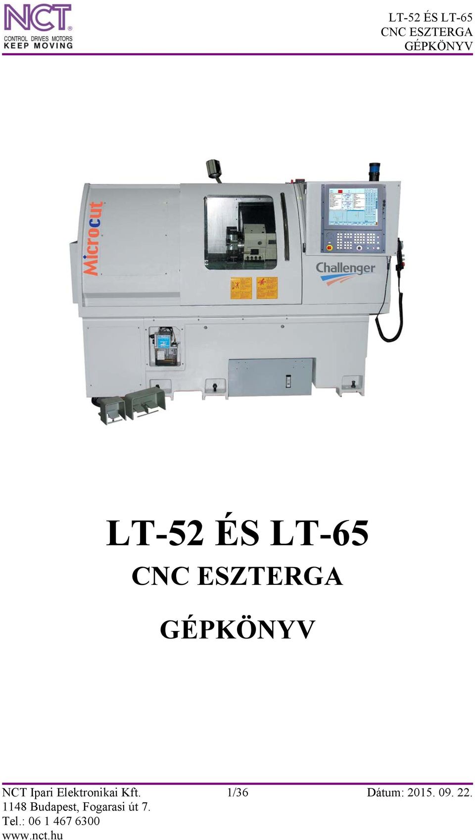 LT-52 ÉS LT-65 CNC ESZTERGA GÉPKÖNYV - PDF Free Download