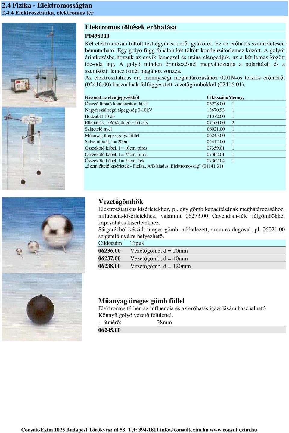 2.4 Fizika - Elektromosságtan Elektrosztatika, elektromos tér - PDF Free  Download