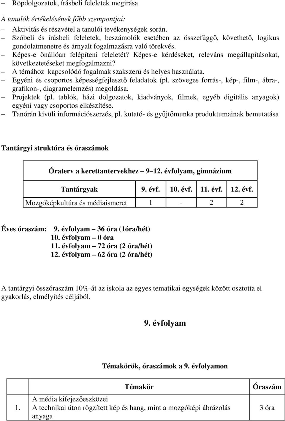 Képes-e kérdéseket, releváns megállapításokat, következtetéseket megfogalmazni? A témához kapcsolódó szakszerű és helyes használata. Egyéni és csoportos képességfejlesztő feladatok (pl.