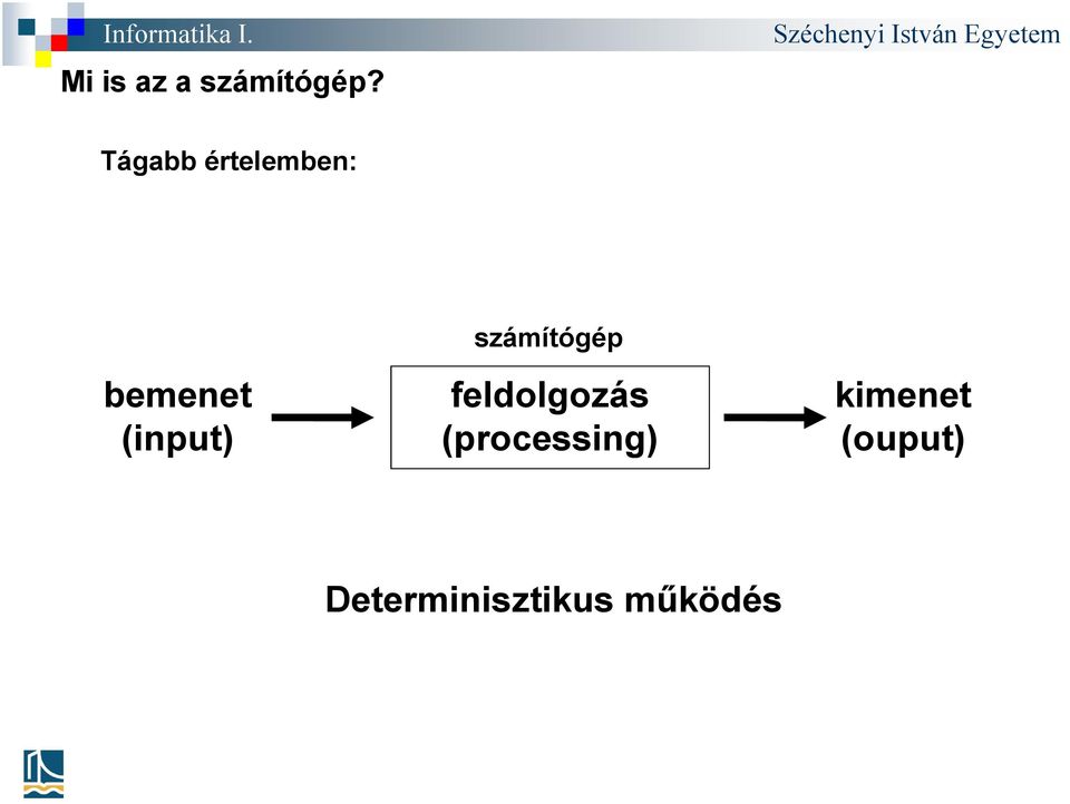 (input) számítógép feldolgozás