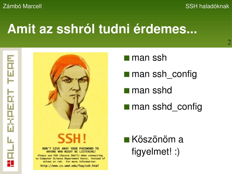 .. 2 man ssh man