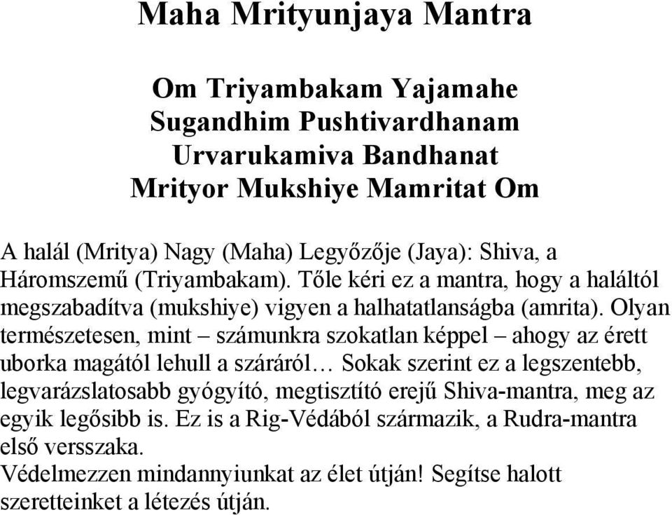 SAMADHI MANTRA. A szent élmény dalai - PDF Ingyenes letöltés